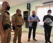 Subcomando-Geral da PM e secretário da Segurança Pública fazem visita técnica em unidades da PM e Corpo de Bombeiros em Londrina