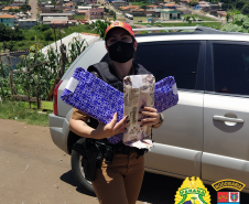 BPRv entrega presentes de Natal para crianças em Almirante Tamandaré e Itaperuçu, na RMC