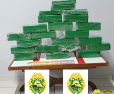 BPRv apreende mais de 400 quilos de maconha em situações distintas durante a Operação Sinergia no Paraná
