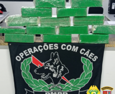 BPRv apreende mais de 400 quilos de maconha em situações distintas durante a Operação Sinergia no Paraná