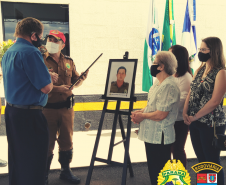 BPRv inaugura Posto Rodoviário nos Campos Gerais e homenageia policiais militares