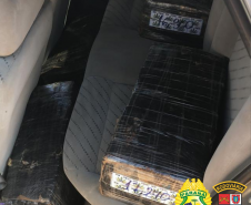 BPRv aborda dois carros e encontra mais de 150 quilos de maconha no Noroeste do estado