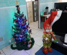Concurso de decoração natalina premia os setores mais votados do 16º Batalhão em Guarapuava (PR)