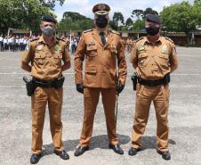 Durante solenidade, a Academia Policial Militar do Guatupê recebe novo Comandante em São José dos Pinhais, na RMC