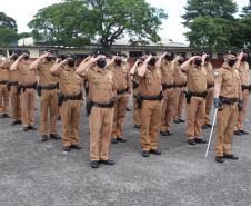 Durante solenidade, a Academia Policial Militar do Guatupê recebe novo Comandante em São José dos Pinhais, na RMC