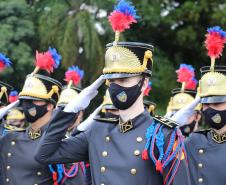 Durante solenidade, a Academia Policial Militar do Guatupê recebe novo Comandante em São José dos Pinhais, na RMC