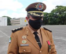 Durante solenidade, a Academia Policial Militar do Guatupê recebe novo Comandante em São José dos Pinhais, na RMC