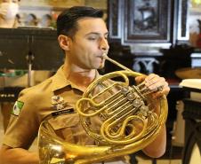 Banda de Música da PM faz Live de natal na Catedral Basílica Menor de Curitiba