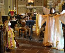Banda de Música da PM faz Live de natal na Catedral Basílica Menor de Curitiba