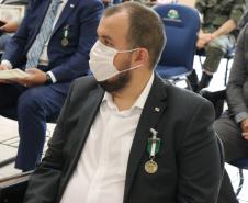 Batalhão Ambiental entrega medalhas e moedas comemorativas para marcar os 63 anos de história da unidade