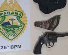 Em situações distintas, PM apreende duas armas de fogo durante abordagem em Reserva (PR)