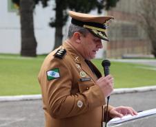Durante solenidade, a Academia Policial Militar do Guatupê recebe novo Comandante em São José dos Pinhais, na RMC