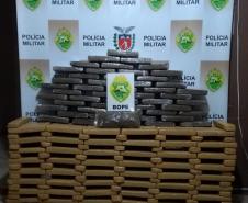 BOPE apreende mais de 140 quilos de maconha durante ações da megaoperação Sinergia no Paraná