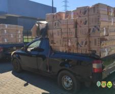Equipes da Operação Hórus apreendem sete carros carregados com cigarros contrabandeados de uma só vez