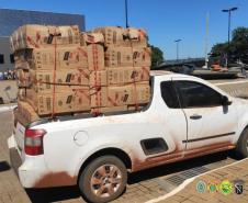 Equipes da Operação Hórus apreendem sete carros carregados com cigarros contrabandeados de uma só vez