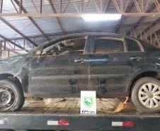 BPFron apreende quatro veículos carregados com quatro mil pacotes de cigarros contrabandeados em Guaíra (PR)