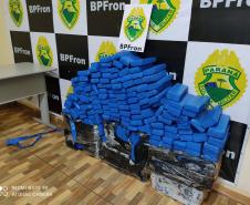 BPFron apreende veículo com 197 quilos de maconha em Guaíra (PR)