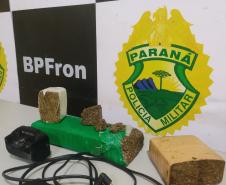 BPFron encontra tabletes de maconha na casa de suspeito após fuga em Guaíra (PR)