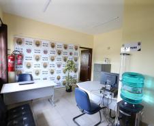Governador inaugura sede do destacamento da PM de Entre Rios, em Guarapuava