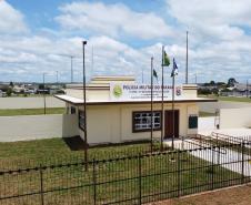 Governador inaugura sede do destacamento da PM de Entre Rios, em Guarapuava