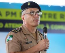 Governador inaugura sede do destacamento da PM de Entre Rios, em Guarapuava