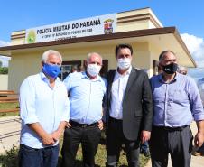 Governador inaugura sede do destacamento da PM de Entre Rios, em Guarapuava