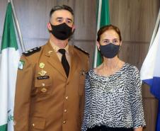 Batalhão de Polícia Ambiental recebe novo comandante durante solenidade restrita em São José dos Pinhais, na RMC