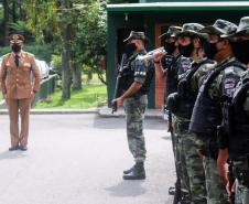 Batalhão de Polícia Ambiental recebe novo comandante durante solenidade restrita em São José dos Pinhais, na RMC