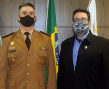 Batalhão de Polícia Ambiental recebe novo comandante durante solenidade restrita em São José dos Pinhais, na RMC