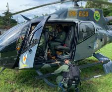Montanhista é resgatado pelo BPMOA após cair de 15 metros no Litoral do estado