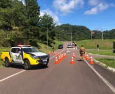 Trânsito na Estrada da Graciosa será totalmente liberado no domingo de manhã