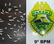 Em Matinhos (PR), PM prende homem e apreende 58 porções de cocaína e crack
