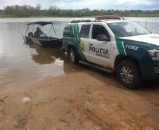 Polícia Ambiental encontra 500 metros de rede nos Rios do Corvo, no Noroeste do estado