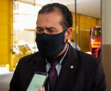 Governador participa de troca de Comando do Corpo de Bombeiro e entrega novas viaturas em Curitiba