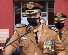 Governador participa de troca de Comando do Corpo de Bombeiro e entrega novas viaturas em Curitiba