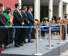 Governador participa de troca de Comando do Corpo de Bombeiro e entrega novas viaturas em Curitiba