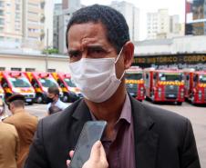 Governador participa de troca de Comando do Corpo de Bombeiro e entrega novas viaturas em Curitiba