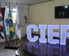 Evento marca a formatura de 28 policiais e bombeiros militares no Curso de Instrutor de Educação Física (CIEF) na APGM, em São José dos Pinhais (PR)