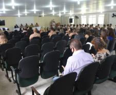 Evento marca a formatura de 28 policiais e bombeiros militares no Curso de Instrutor de Educação Física (CIEF) na APGM, em São José dos Pinhais (PR)