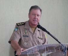 Evento marca a formatura de 28 policiais e bombeiros militares no Curso de Instrutor de Educação Física (CIEF) na APGM, em São José dos Pinhais (PR)