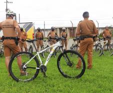 Policiais militares passam por capacitação de ciclopatrulhamento no Litoral