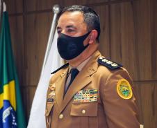 Batalhão de Polícia Ambiental recebe novo comandante durante solenidade restrita em São José dos Pinhais, na RMC