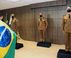 Batalhão de Polícia Ambiental recebe novo comandante durante solenidade restrita em São José dos Pinhais, na RMC