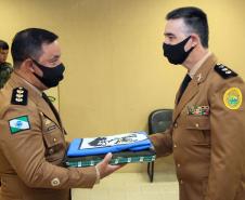 Batalhão de Polícia Ambiental recebe novo comandante durante solenidade restrita em São José dos Pinhais, na RMC