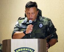 Batalhão de Polícia Ambiental recebe novo comandante durante solenidade restrita em São José dos Pinhais, na RMC