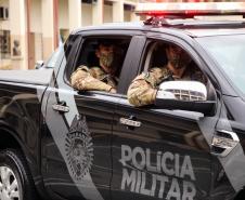 Cerca de 60 policiais do BOPE reforçam o policiamento em Curitiba e na Região Metropolitana de Curitiba (RMC)