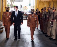 Governador participa de troca de Comando do Corpo de Bombeiro e entrega novas viaturas em Curitiba