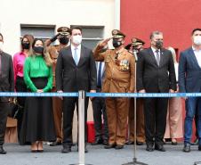 Governador participa de troca de Comando do Corpo de Bombeiro e entrega novas viaturas em Curitiba