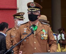 Governador participa de troca de Comando do Corpo de Bombeiro e entrega novas viaturas em Curitiba