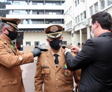 Governador participa de troca de Comando do Corpo de Bombeiro e entrega novas viaturas em Curitiba